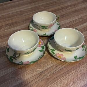 CUPS AND SAUCERS